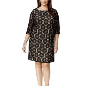 Jessica Howard Black Lace Dress